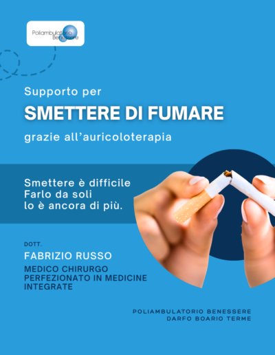 smettere di fumare agopuntura orecchie